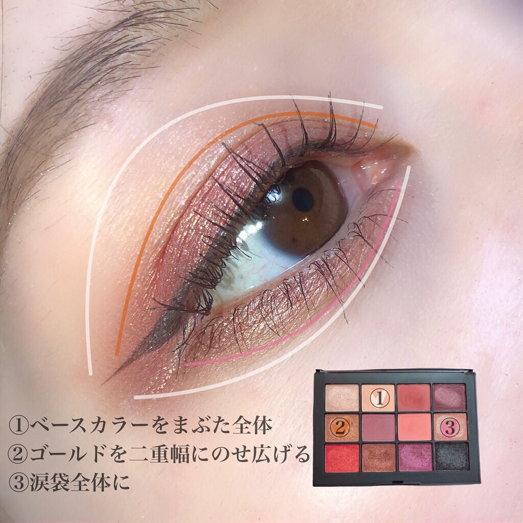エクストリームエフェクト アイシャドーパレット/NARS/アイシャドウパレットを使ったクチコミ(4枚目)