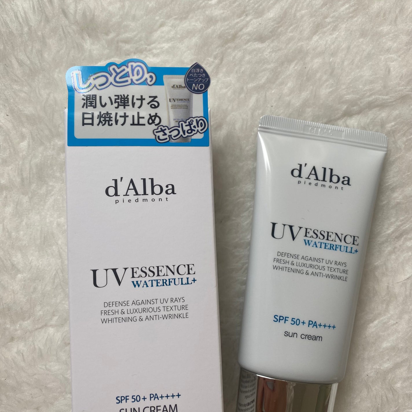 ダルバ ウォータフル エッセンス サンクリーム/ダルバ/日焼け止めクリームを使ったクチコミ(4枚目)