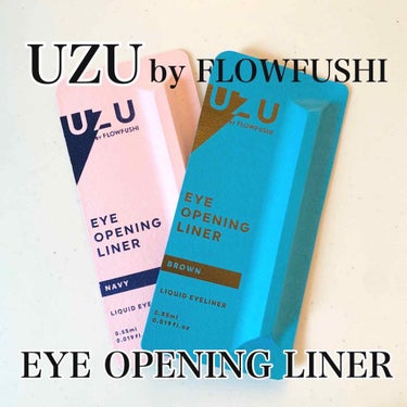 EYE OPENING LINER/UZU BY FLOWFUSHI/リキッドアイライナーを使ったクチコミ（1枚目）