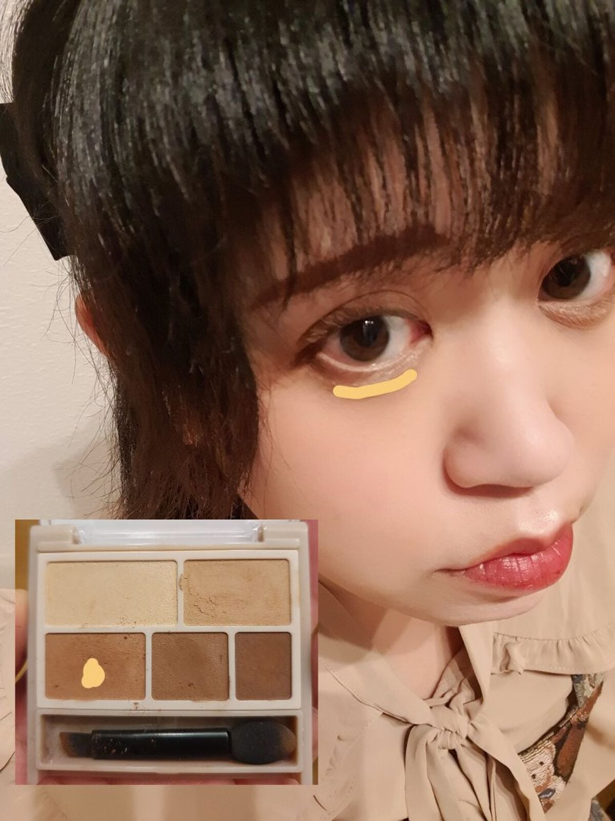 パーフェクトマルチアイズ/キャンメイク/アイシャドウパレットを使ったクチコミ(5枚目)