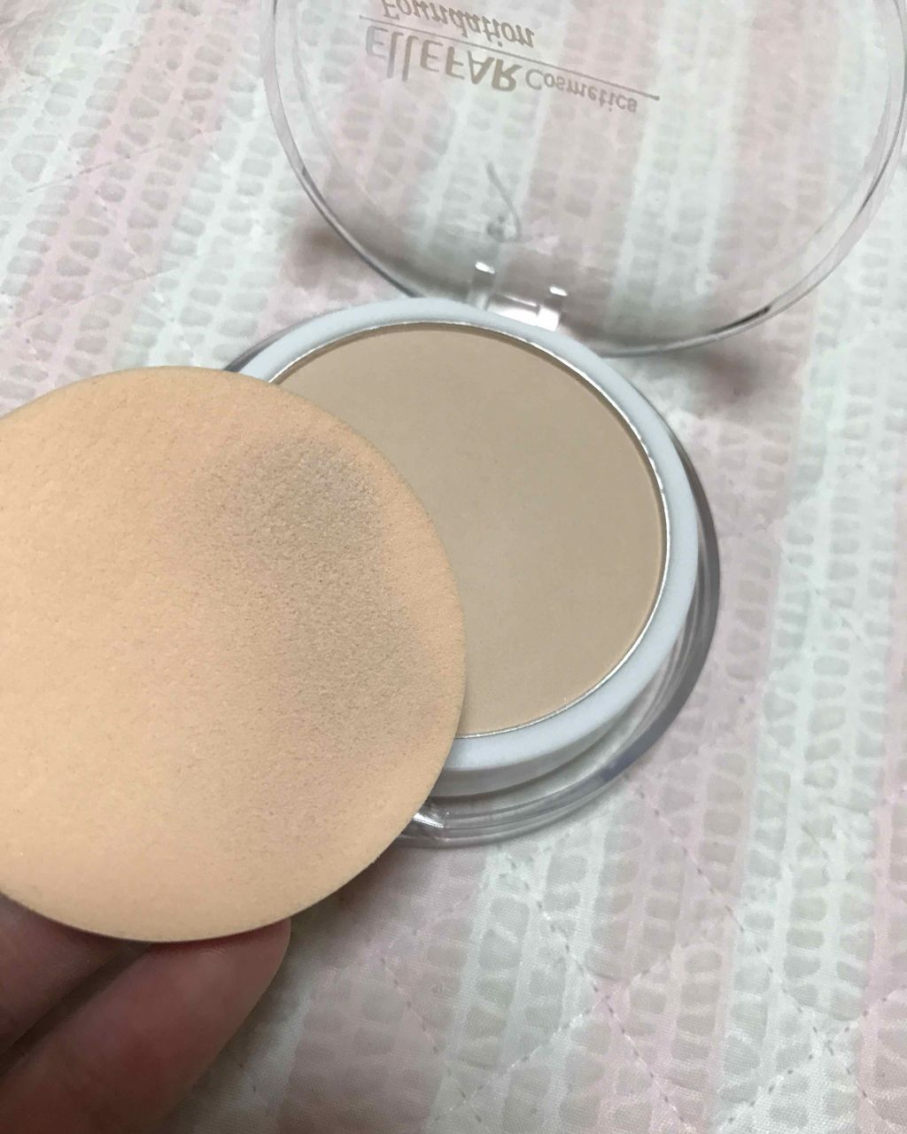 エルファー プロフェッショナル ファンデーション オークル/DAISO/パウダーファンデーションを使ったクチコミ（3枚目）