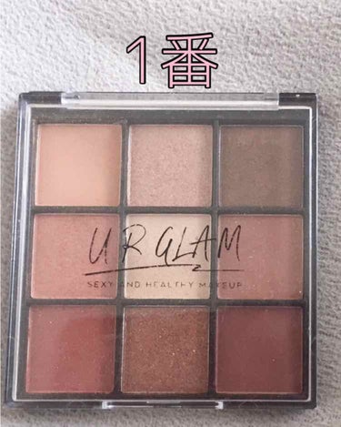 UR GLAM　BLOOMING EYE COLOR PALETTE/U R GLAM/アイシャドウパレットを使ったクチコミ（2枚目）