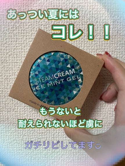 スチームクリーム アイスミント ジェル/STEAMCREAM/ボディローションを使ったクチコミ(1枚目)
