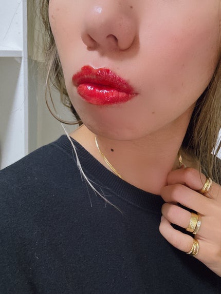 ゲットイットティントグレーズバーム/TONYMOLY/リップティントを使ったクチコミ(1枚目)