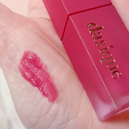 クリームドゥローズティント/dasique/リップティントを使ったクチコミ(4枚目)