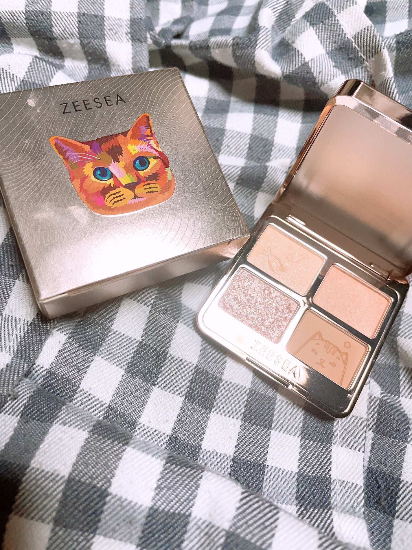 アニマルアイシャドウ(4シェード)/ZEESEA/アイシャドウパレットを使ったクチコミ(2枚目)