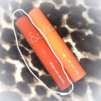 ジューシーラスティングティント/rom&nd/リップティントを使ったクチコミ(1枚目)