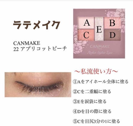 パーフェクトスタイリストアイズ/キャンメイク/アイシャドウパレットを使ったクチコミ(1枚目)