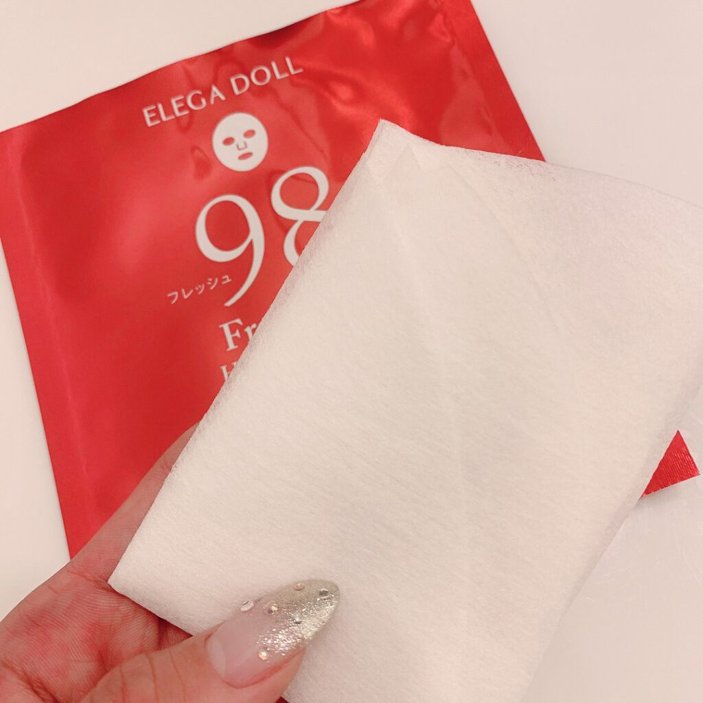 フレッシュ98ゲルマスク/ELEGADOLL/シートマスク・パックを使ったクチコミ（2枚目）