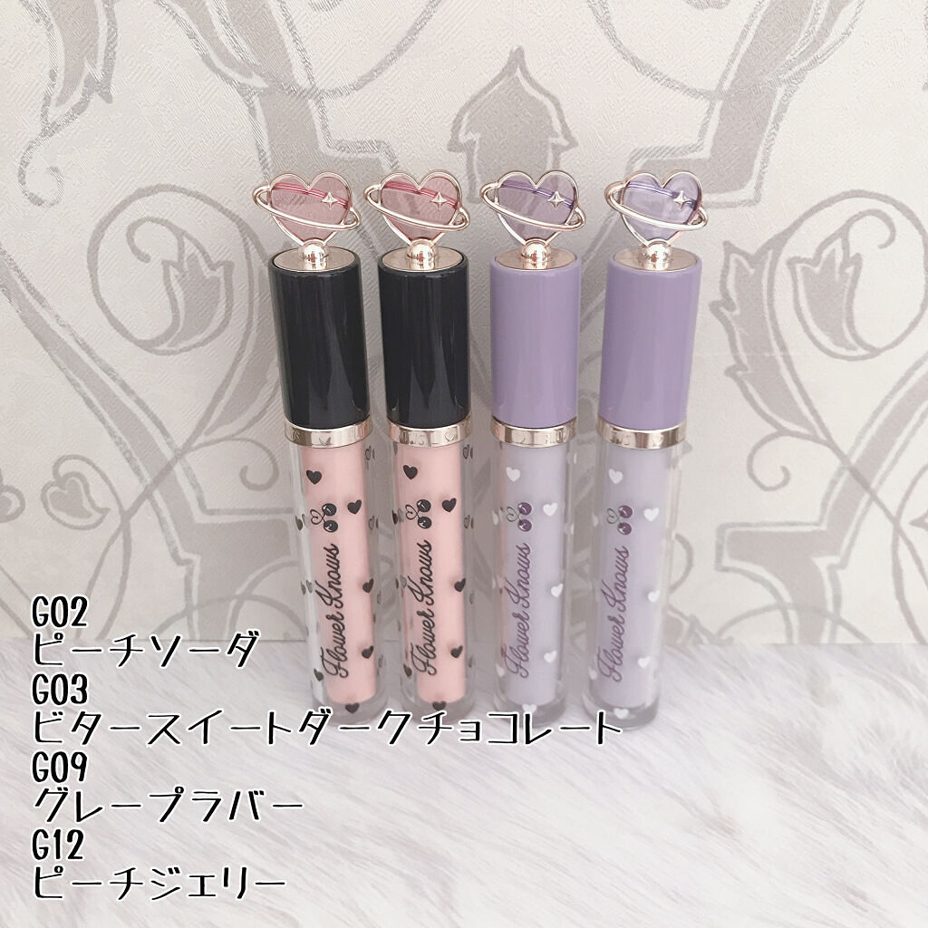 グリスニングウォータリングティント G12 ピーチジェリー/FlowerKnows/リップティントを使ったクチコミ（2枚目）