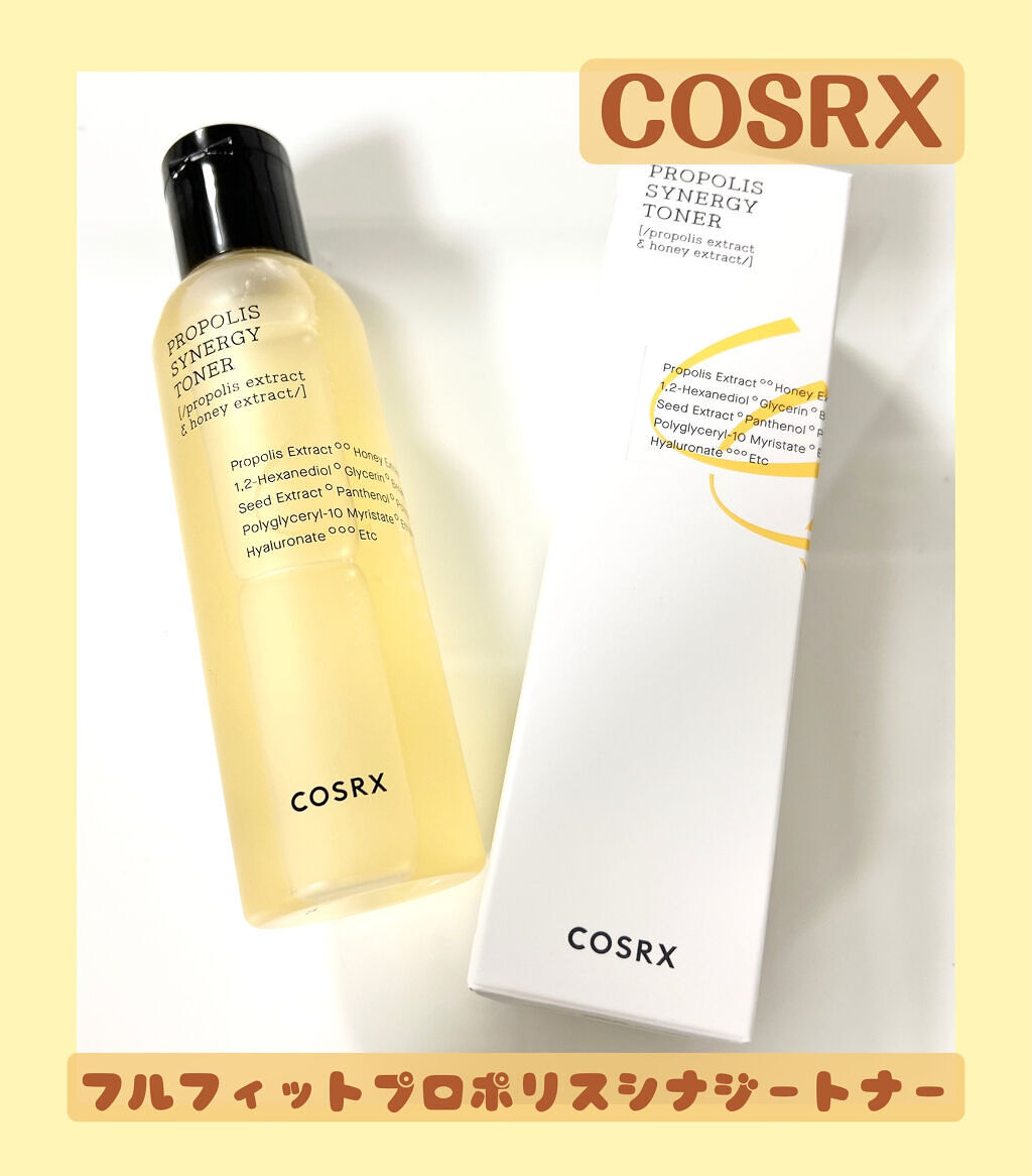 フルフィットプロポリスシナジートナー/COSRX/化粧水を使ったクチコミ（1枚目）