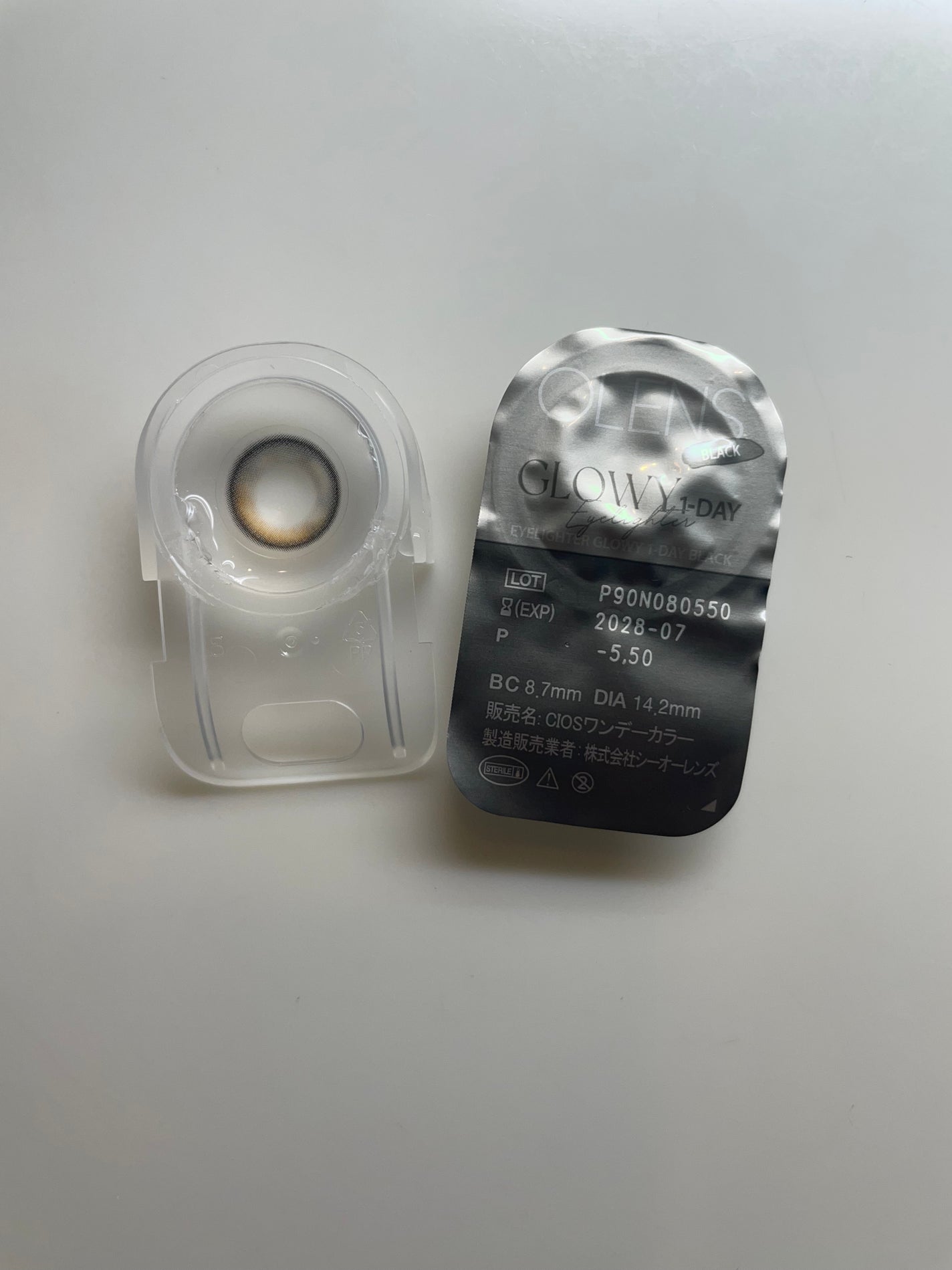 Glowy 1day/OLENS/ワンデー(1DAY)カラコンを使ったクチコミ(1枚目)