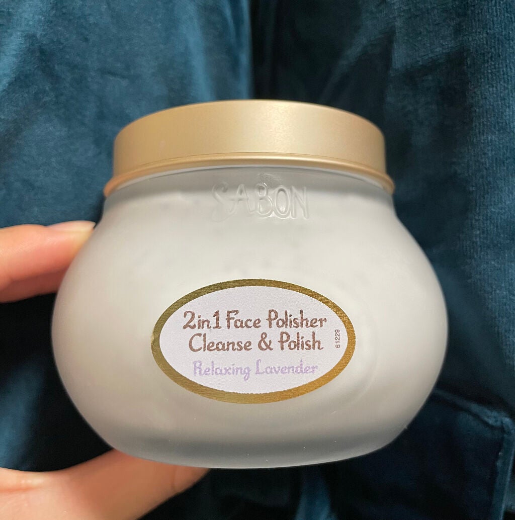 フェイスポリッシャー リラクシング(ラベンダー)/SABON/スクラブ・ゴマージュを使ったクチコミ(1枚目)