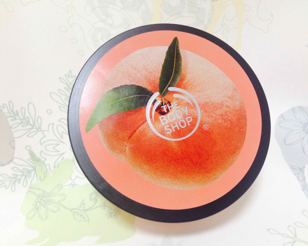 ボディバター ピーチ/THE BODY SHOP/ボディクリームを使ったクチコミ（1枚目）