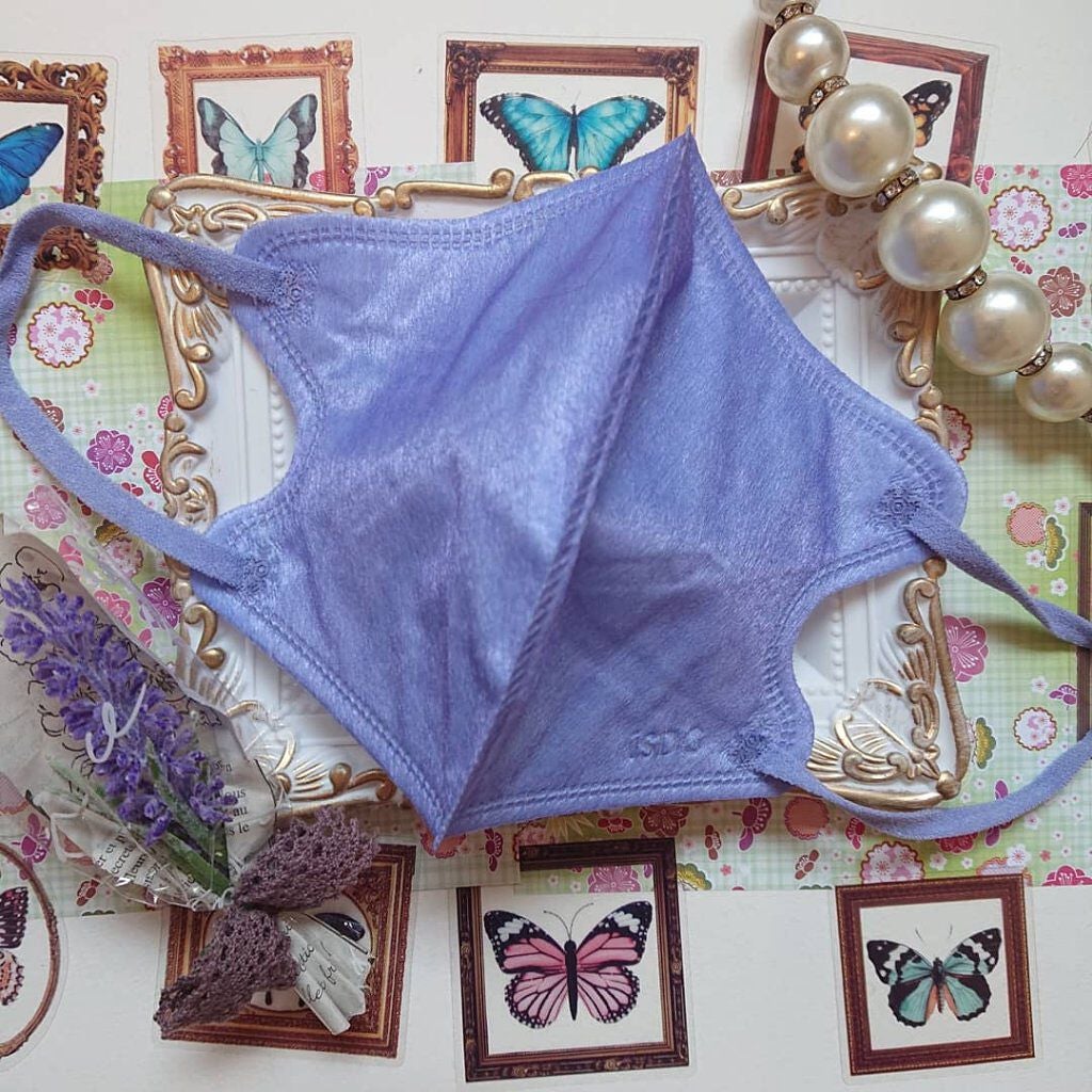 立体型スパンレース不織布カラーマスク/ISDG 医食同源ドットコム/マスクを使ったクチコミ(4枚目)