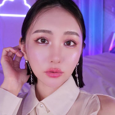 ニーナシェルカ  35歳💜 on LIPS 「🩷🩷🩷今日は推しに会いに行く日の寒色ピンクメイクをYouTub..」（2枚目）