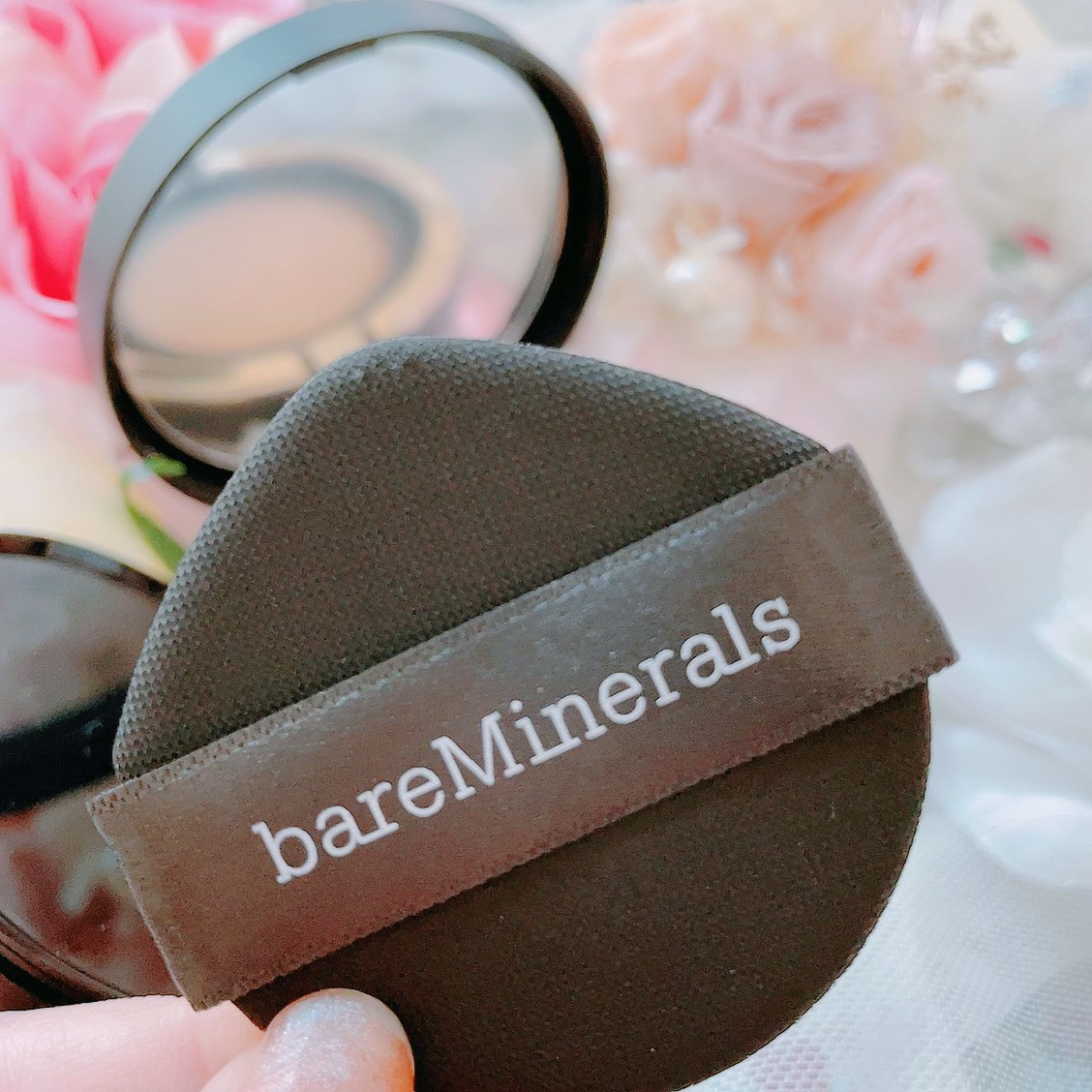 オリジナル ピュア セラム カバーアップ クッション フェア 01/bareMinerals/クッションファンデーションを使ったクチコミ（2枚目）