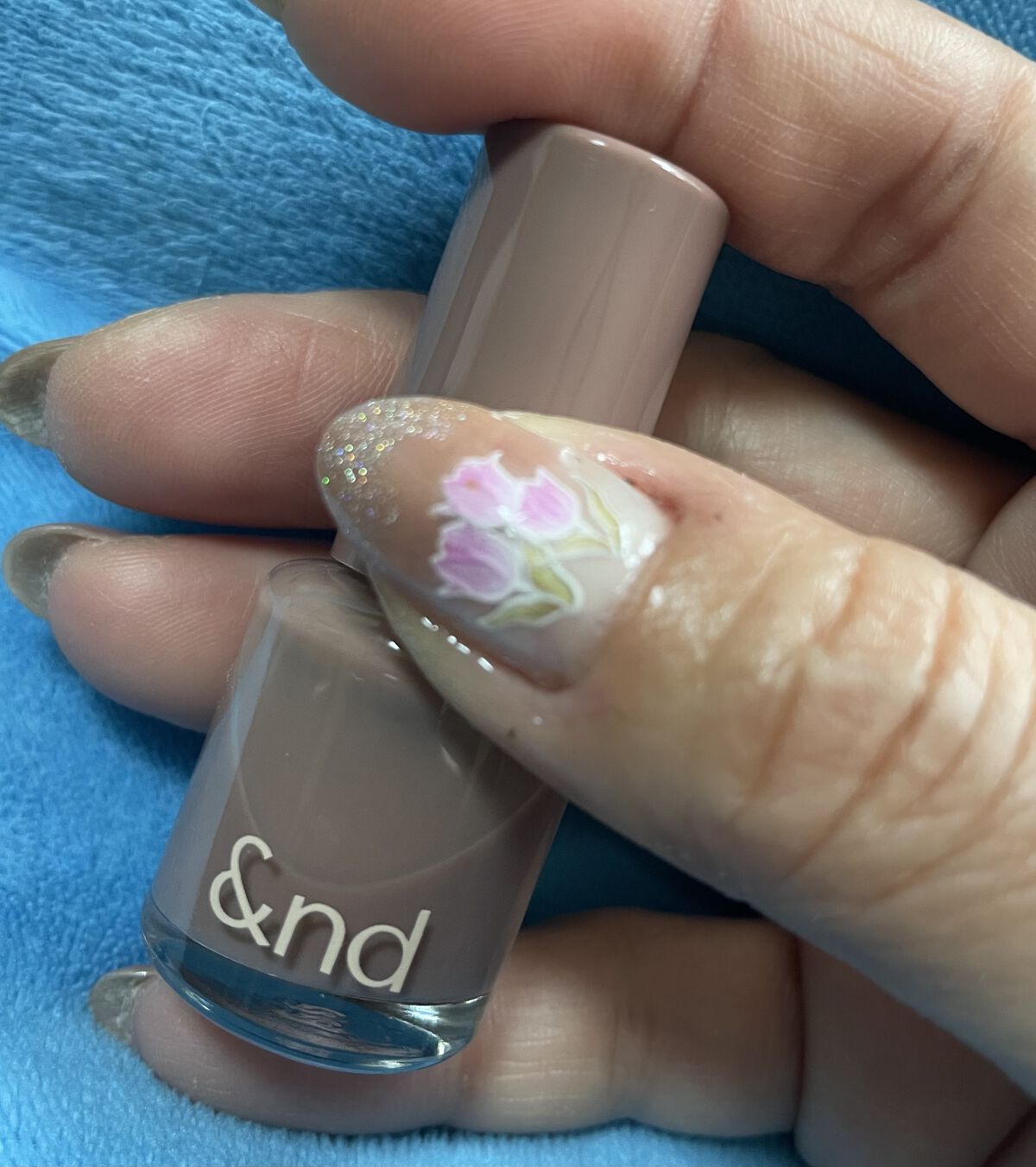 フラワーネイルシール/ネイル工房/ネイルシールを使ったクチコミ（2枚目）