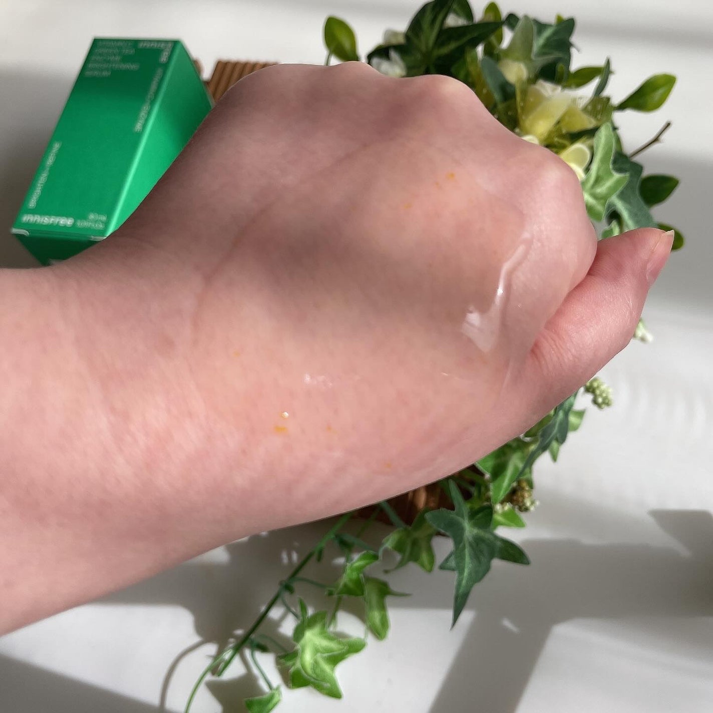 ビタC グリーンティーエンザイム ブライト セラム/innisfree/美容液を使ったクチコミ(6枚目)