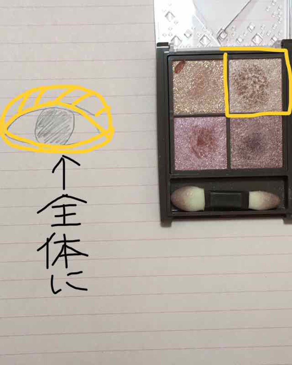 アイシャドウブラシセット/ロージーローザ/メイクブラシを使ったクチコミ（3枚目）