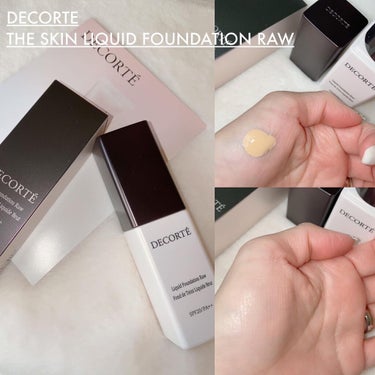 DECORTÉ ザ スキン リキッドファンデーション ロウのクチコミ「───────୨୧
DECORTE
THE SKIN LIQUID
FOUNDATION RA.....」（1枚目）