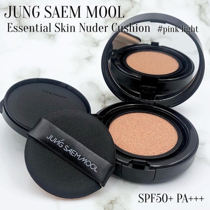 ジョンセンムル エッセンシャル スキン ヌーダー クッション pink Light/JUNG SAEM MOOL/クッションファンデーションを使ったクチコミ(2枚目)