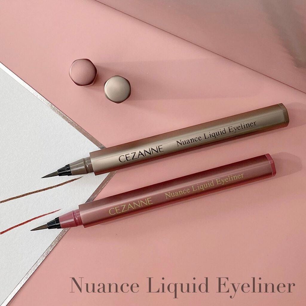 ニュアンスリキッドアイライナー/CEZANNE/リキッドアイライナーを使ったクチコミ(1枚目)