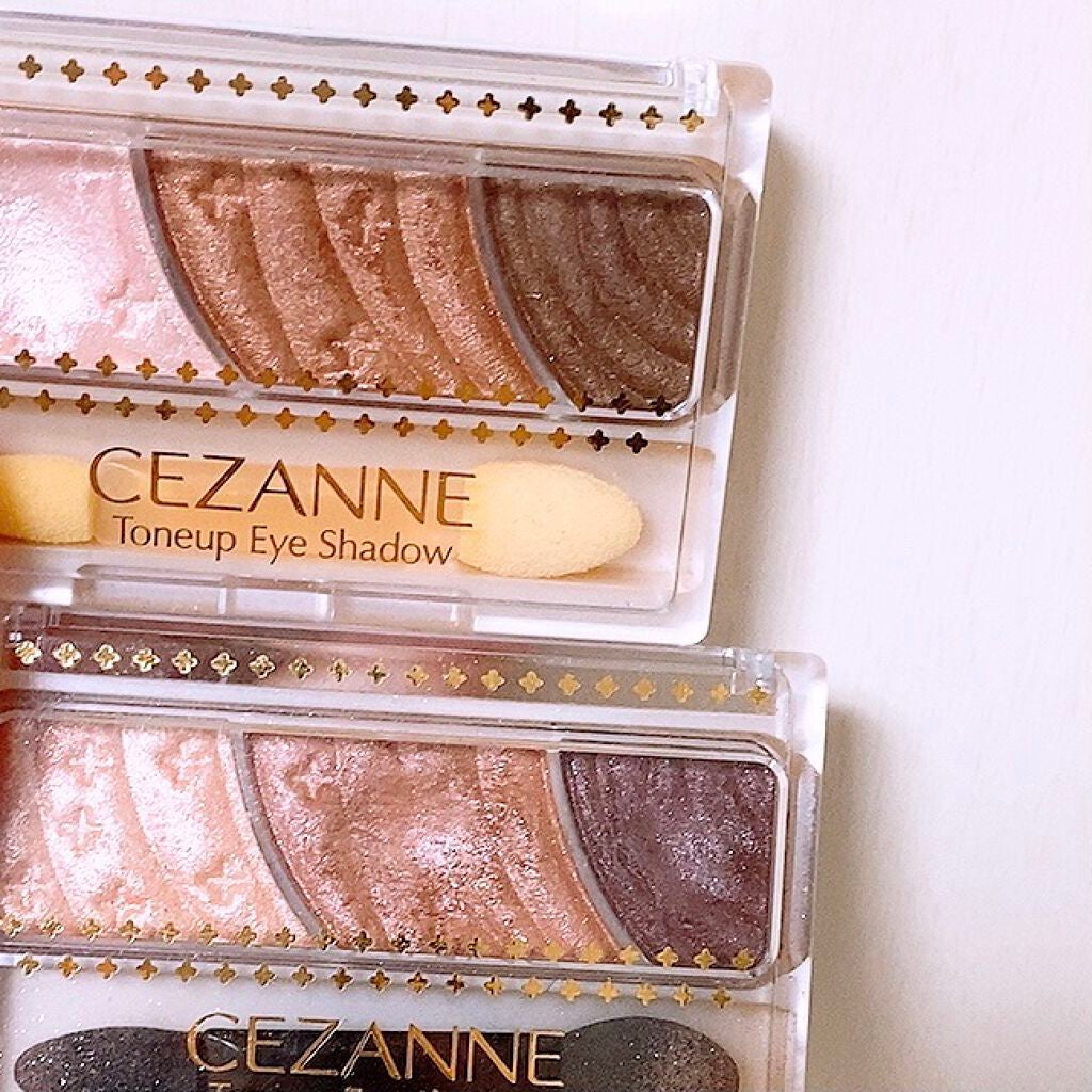 トーンアップアイシャドウ/CEZANNE/アイシャドウパレットを使ったクチコミ(2枚目)