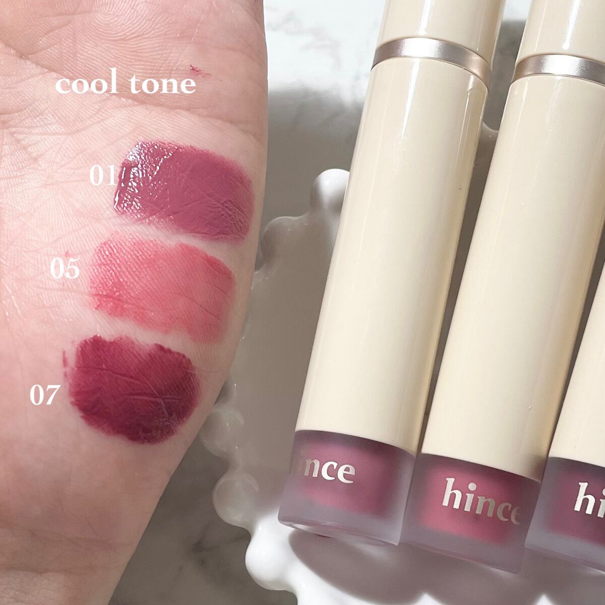 スリムフィットリキッドベルベット/hince/口紅を使ったクチコミ(3枚目)