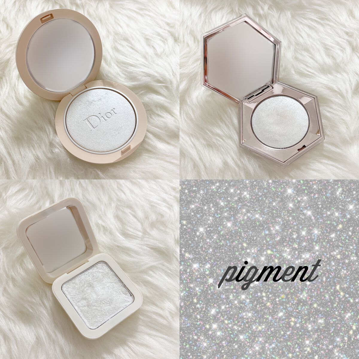FENTY BEAUTY BY RIHANNA DIAMOND BOMBのクチコミ「キラキラ好きで色々集めてます✨

最近🇨🇳コスメのラメのクオリティの高さに惚れて偽物じゃない物.....」（2枚目）