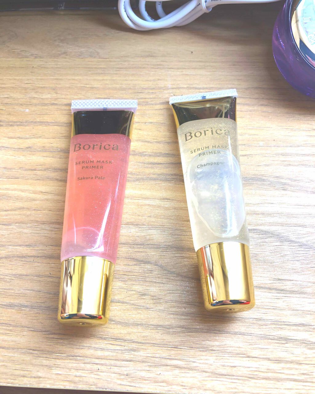 美容液マスクプライマー(シャンパン)/Borica/化粧下地を使ったクチコミ（2枚目）