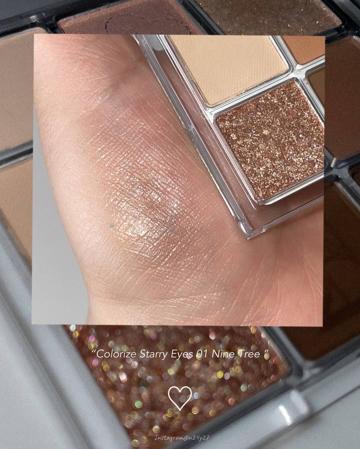 カラーライズスターリーアイズ/S2ND/アイシャドウパレットを使ったクチコミ（3枚目）