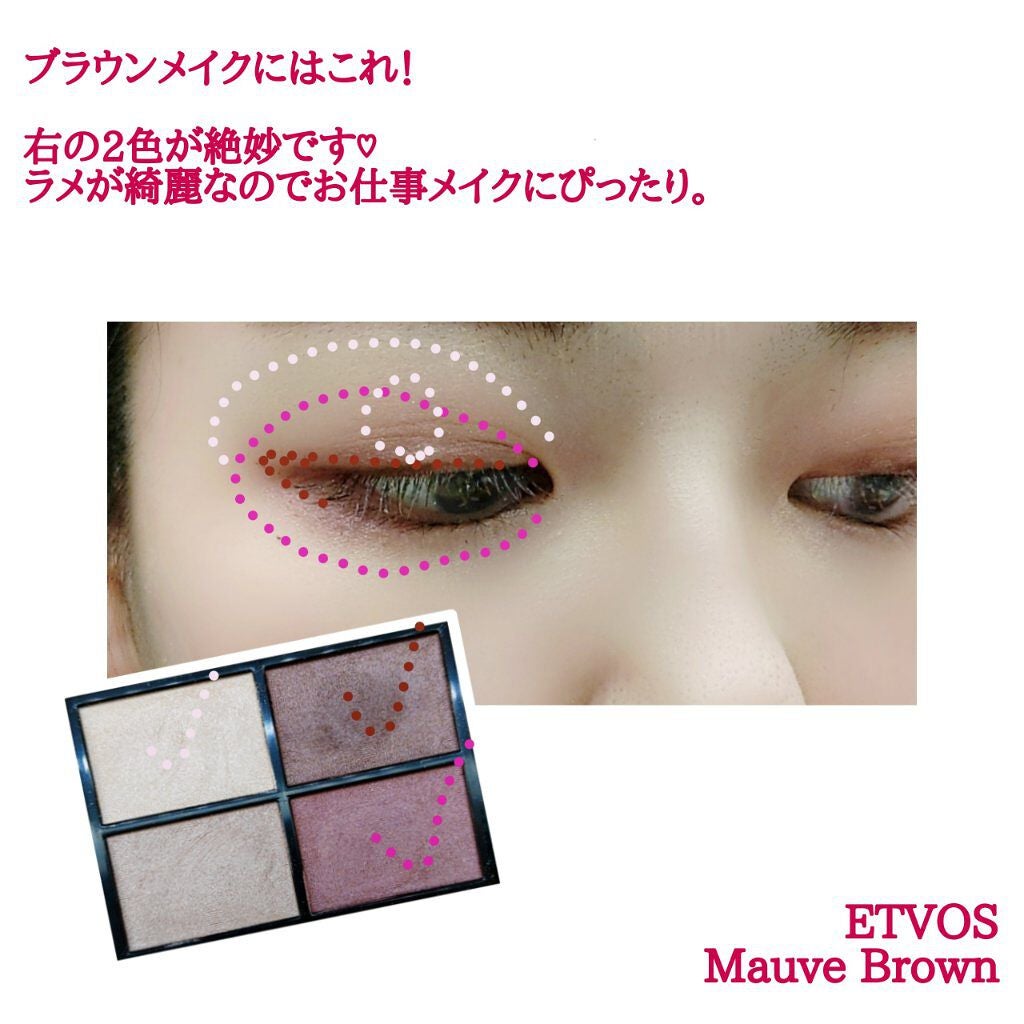 ミネラルクラッシィシャドー/エトヴォス/アイシャドウパレットを使ったクチコミ(2枚目)