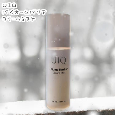 UIQ
バイオームバリアクリームミスト
100ml 　2,600円（税込）

韓国No.1美容ロコミアプリ「ファヘ」の2023ビューティーアワードミスト部門WINNERミスト❣️

クリーム+ウォーター