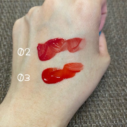 GO CRAZY DEWY LIPS/ABOUT TONE/リップグロスを使ったクチコミ(4枚目)