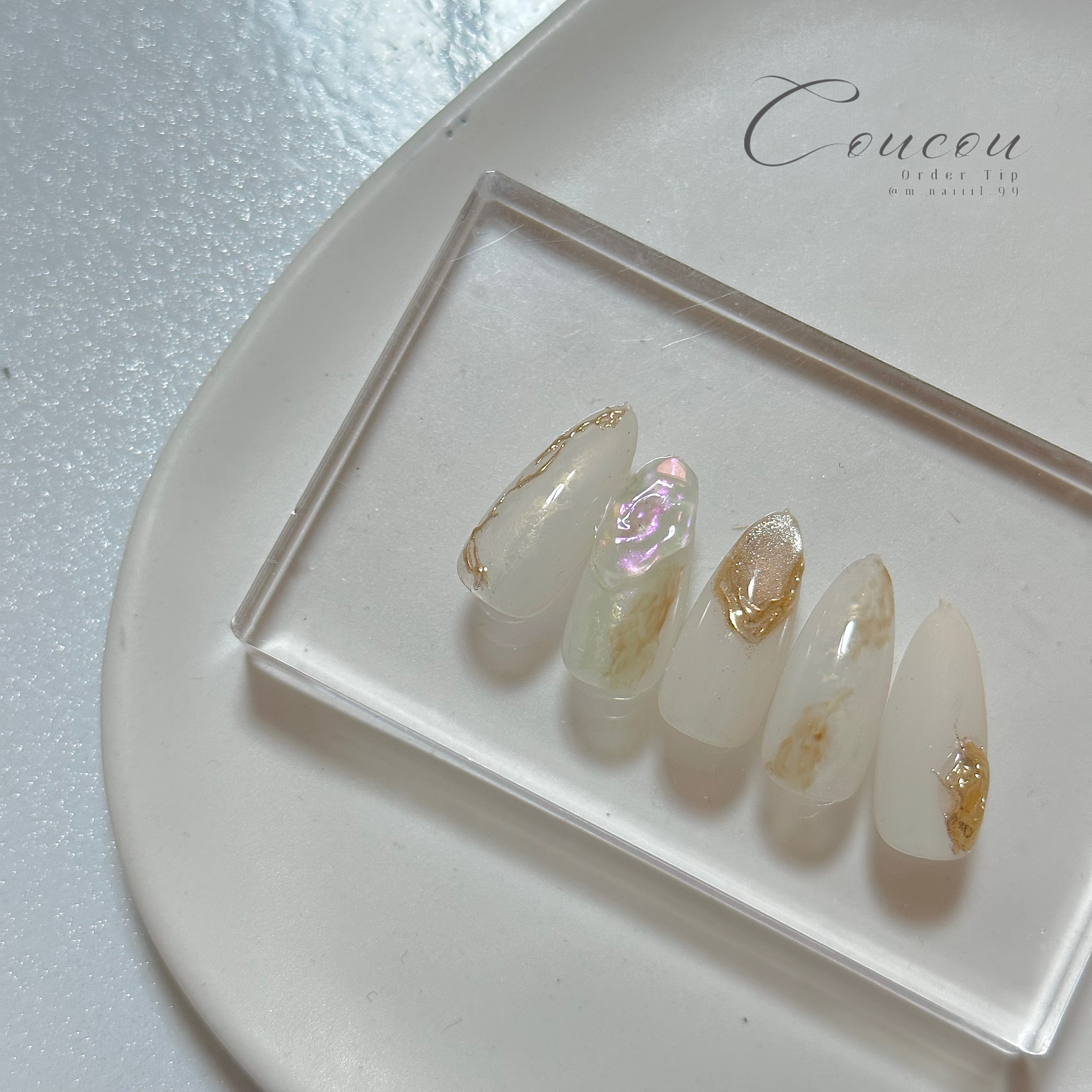 #ネイル,#水彩ネイルのネイルデザイン