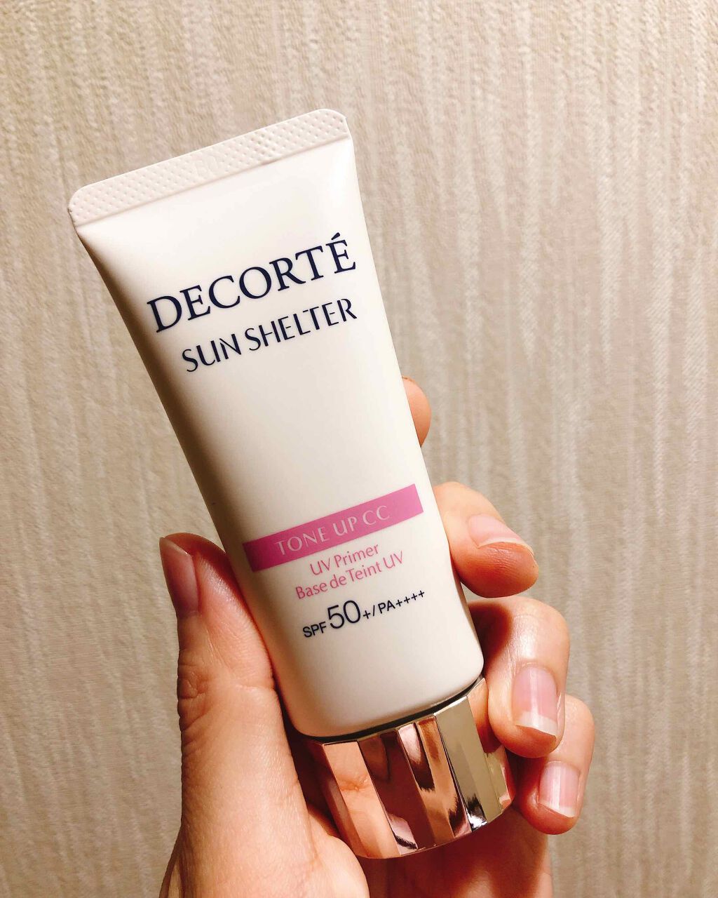 サンシェルター トーンアップCC/DECORTÉ/CCクリームを使ったクチコミ(1枚目)