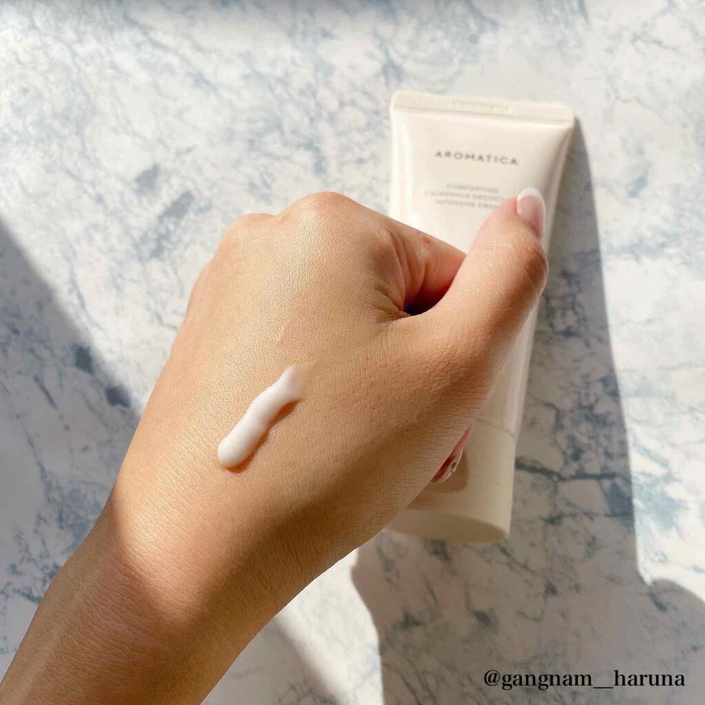 AROMATICA カレンデュラ デコクション インテンシブ クリームのクチコミ「
こんにちは！HALです。


フォロワーさんたちの投稿でもよく見るAROMATICA。﻿
.....」（3枚目）