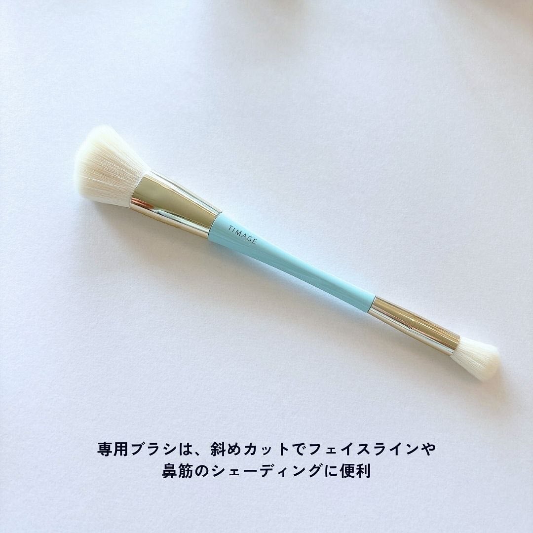 ハイライトシェーディングパレット/TIMAGE/パウダーハイライトを使ったクチコミ(5枚目)