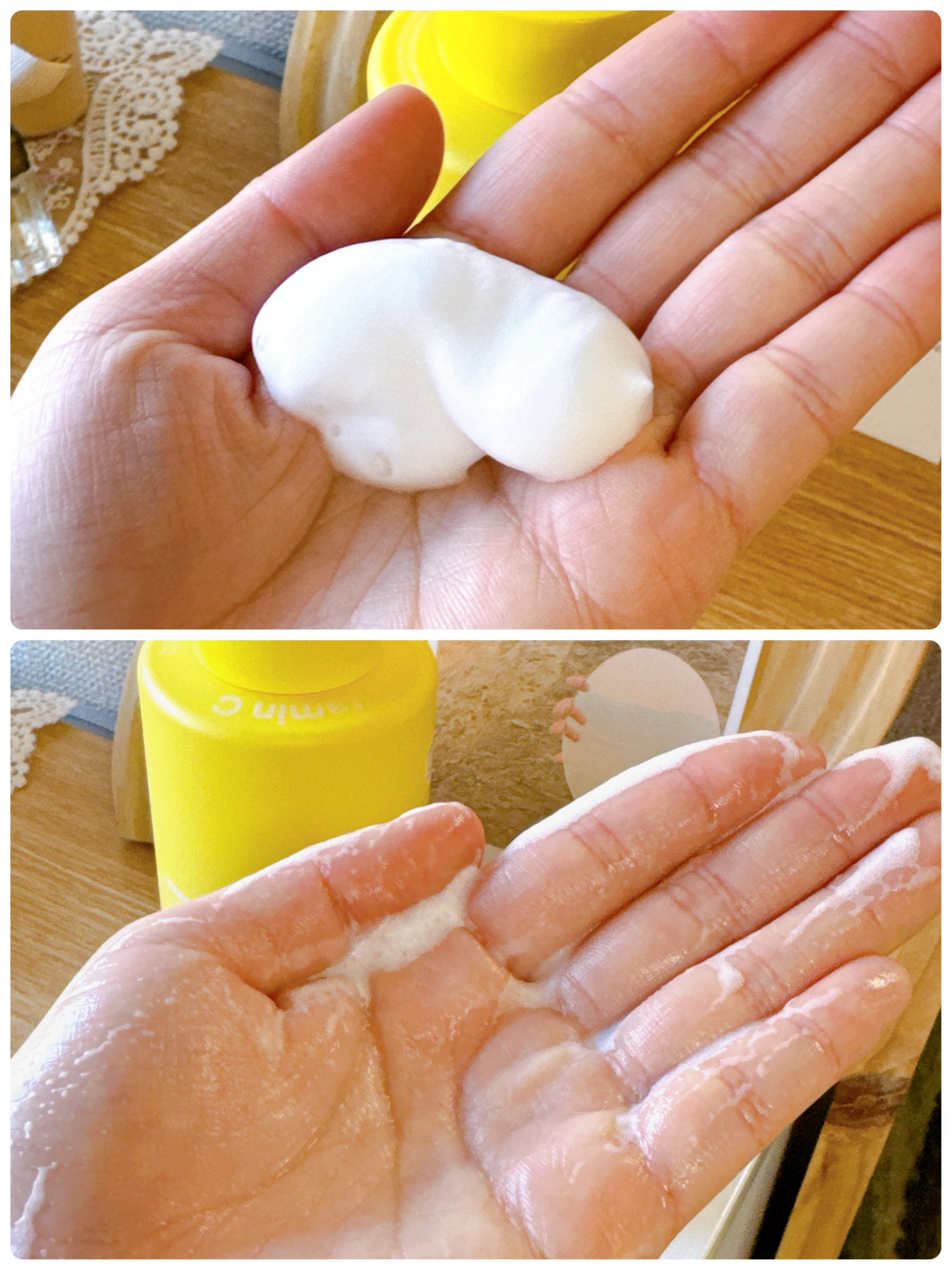 クリアバブルローション ビタミンC/aqua bank/化粧水を使ったクチコミ(2枚目)