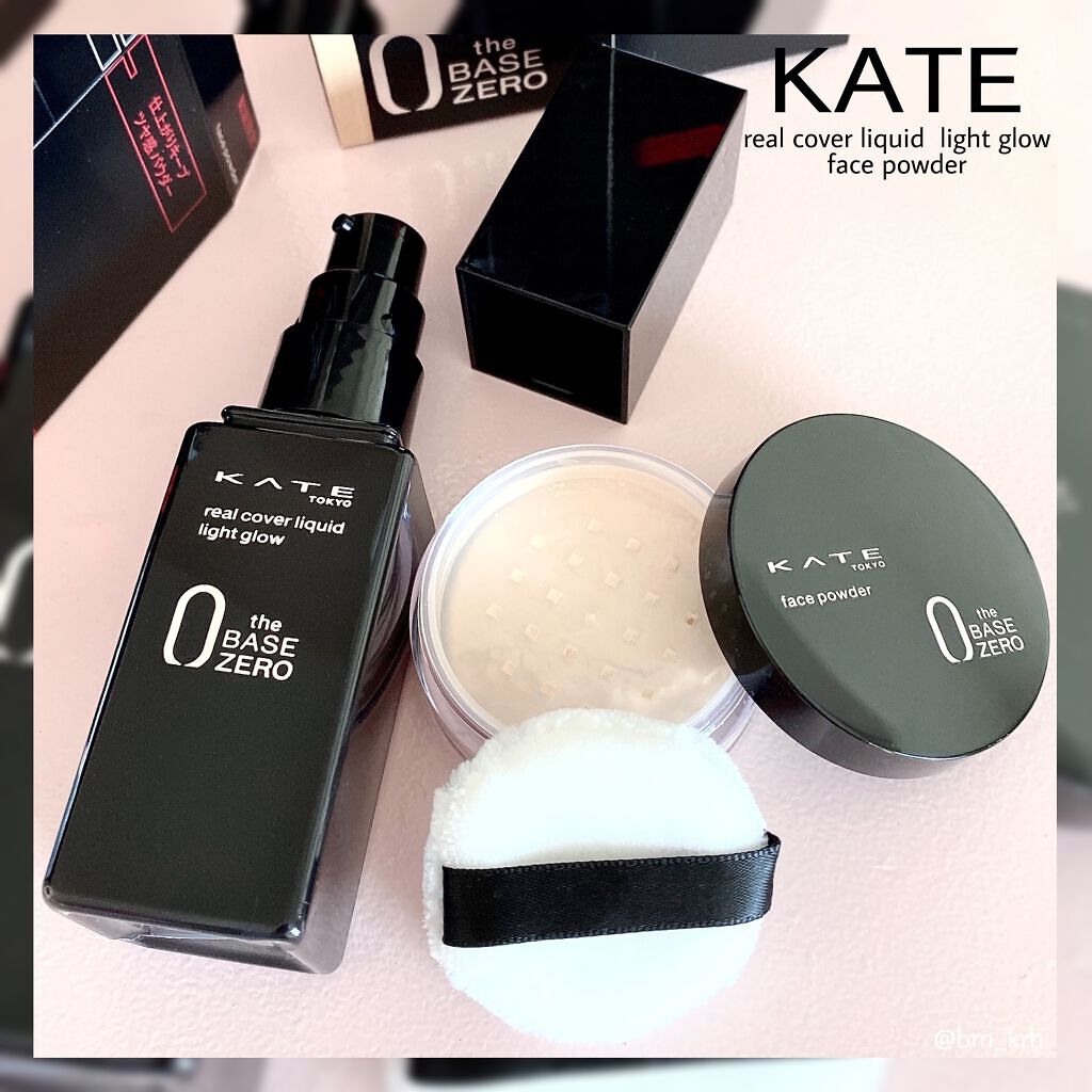 リアルカバーリキッド（ライトグロウ）/KATE/リキッドファンデーションを使ったクチコミ（3枚目）