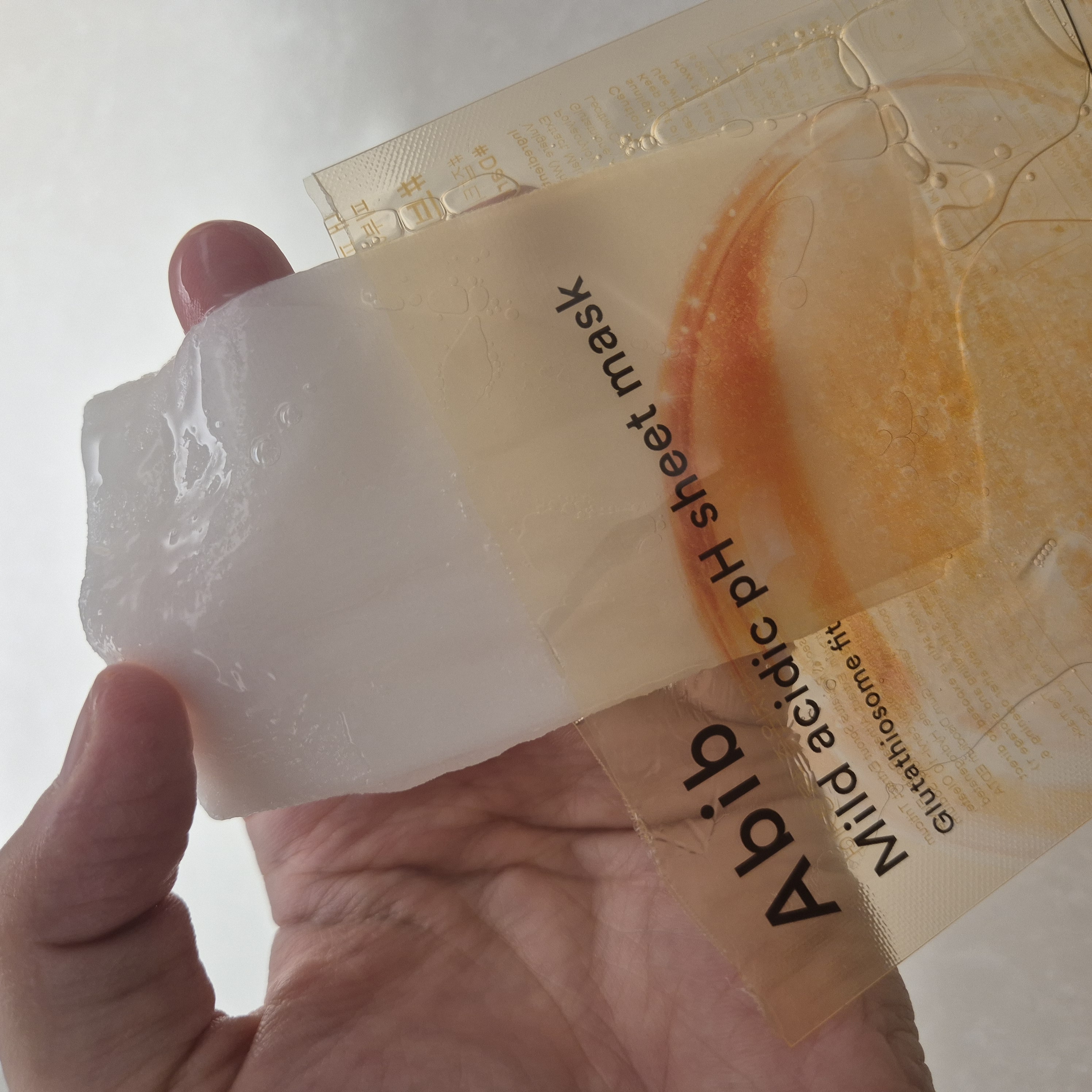 弱酸性pHシートマスク  グルタチオンソームフィット/Abib /シートマスク・パックを使ったクチコミ（2枚目）