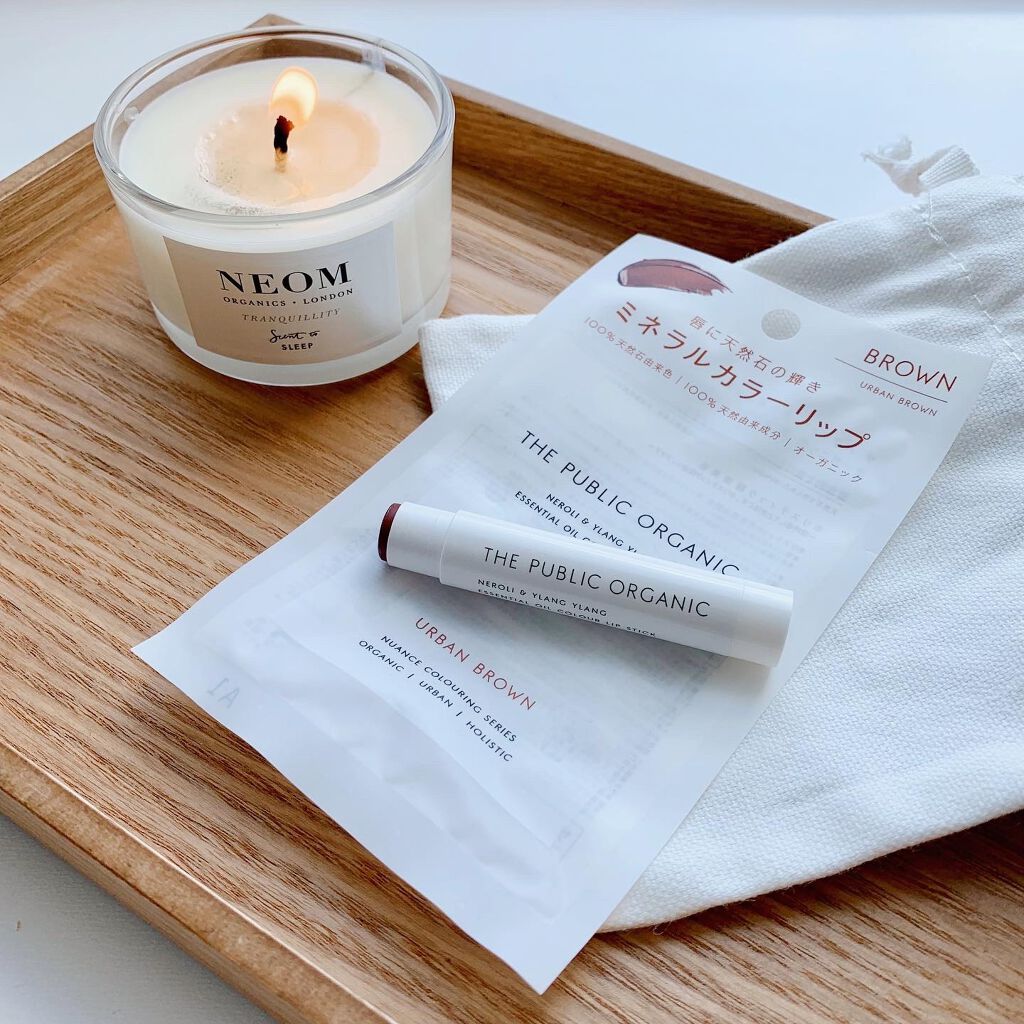 オーガニック認証 精油カラーリップスティック/THE PUBLIC ORGANIC/口紅を使ったクチコミ（1枚目）