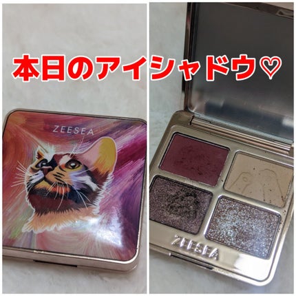 アニマルアイシャドウ(4シェード)/ZEESEA/アイシャドウパレットを使ったクチコミ(1枚目)