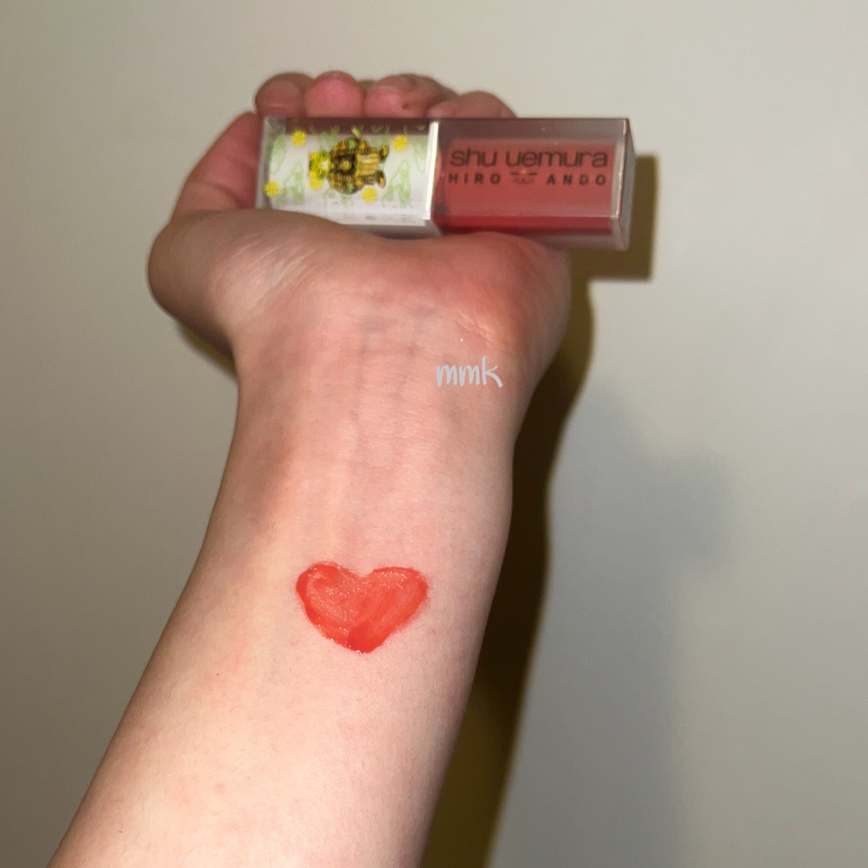 キヌケアグローアップ アサクサ レッド（限定）/shu uemura/口紅を使ったクチコミ（3枚目）