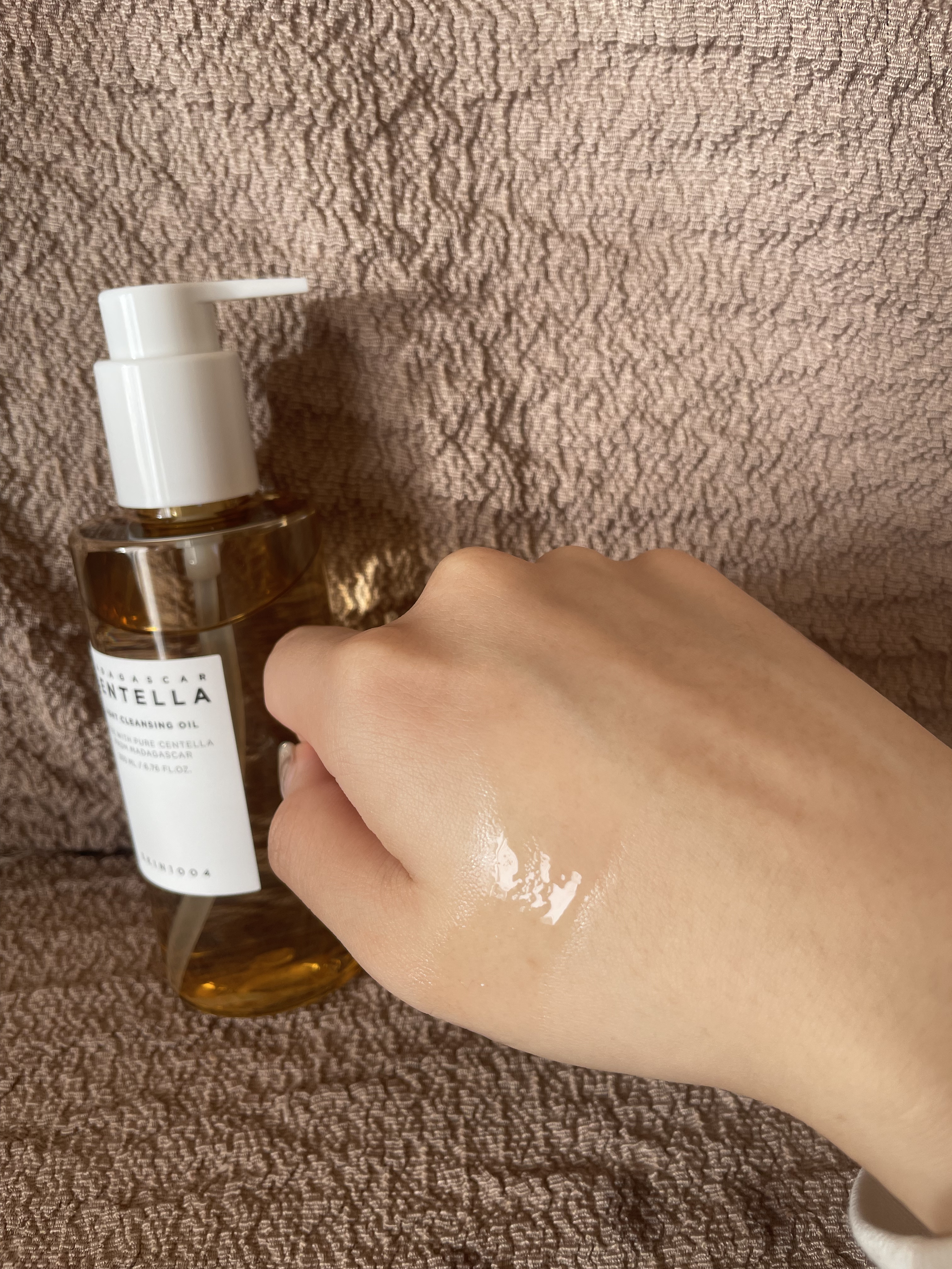 センテラ ライトクレンジングオイル/SKIN1004/オイルクレンジングを使ったクチコミ（2枚目）