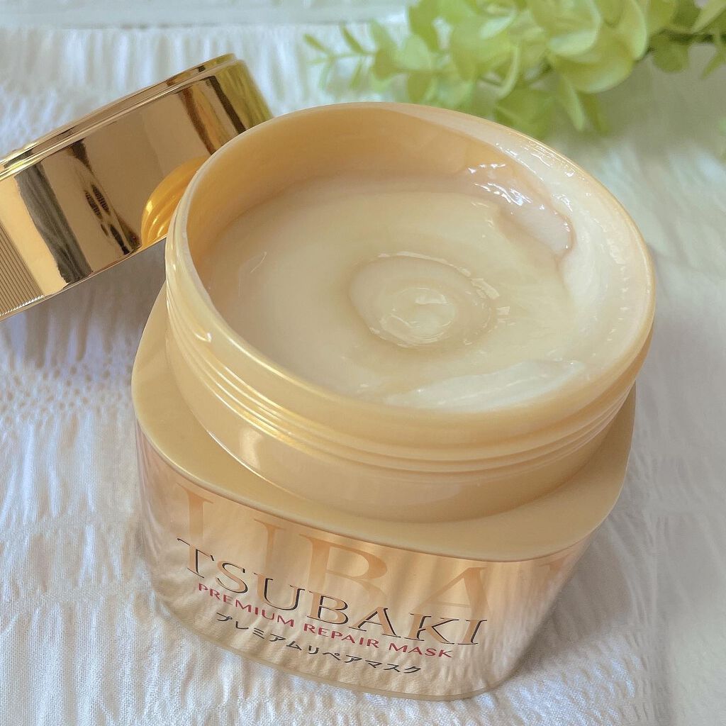 プレミアムリペアマスク（資生堂　プレミアムリペアマスク） S (春ツバキの香り)/TSUBAKI/ヘアマスク・ヘアパックを使ったクチコミ（2枚目）