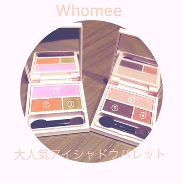 フーミー アイシャドウパレット/WHOMEE/アイシャドウパレットを使ったクチコミ（1枚目）