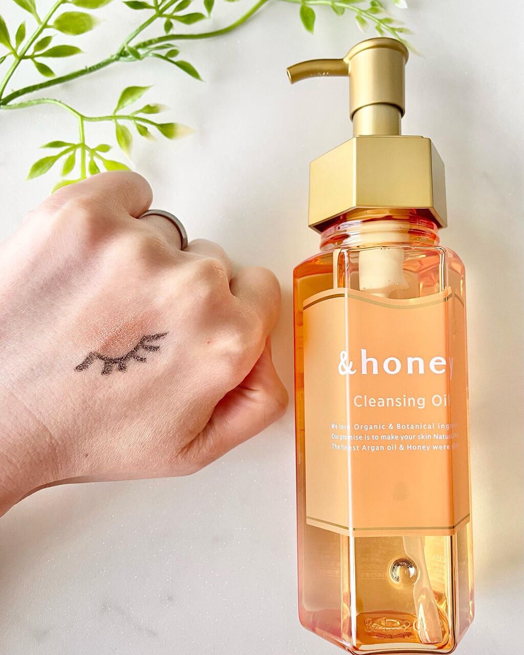 アンドハニー クレンジングオイル/&honey/オイルクレンジングを使ったクチコミ（2枚目）
