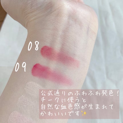 スフレカラーポット/dasique/口紅を使ったクチコミ(4枚目)